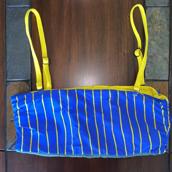 Maaji Colorblock Stripe Bandeau Tube Bikini Top - Picture 10 of 14